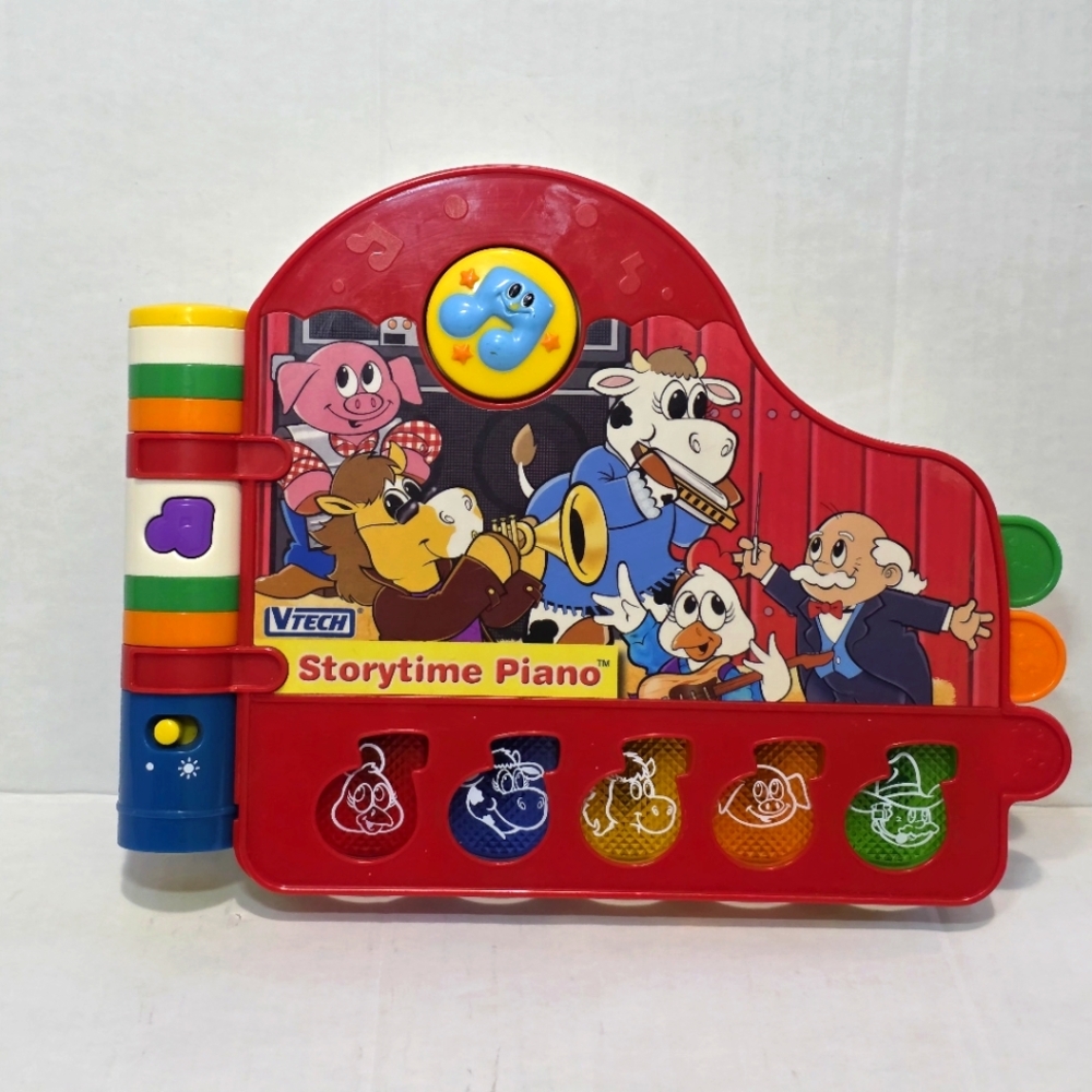 Vintage VTECH Storytime Piano Interactive Learning Toy Old MacDonald Had A Farm
